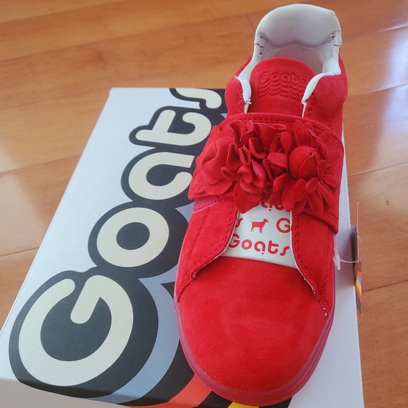 Red Suede Youth Sneakers by Goats , eu 36 - Picture 2 of 10